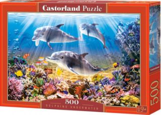 Obrázek z Puzzle delfíni 500 dílků 